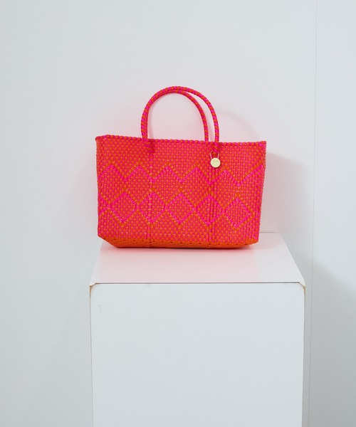 新品未使用・ レトラ メルカドバッグ オレンジ系 MERCADO BAG CLEAR | Letra｜レトラ公式通販