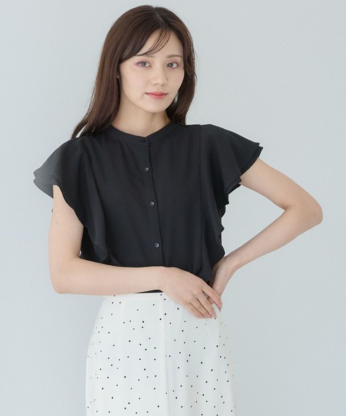 ブラウス シャツ 2WAYラッフルブラウス レディース Andemiu ブラウス シャツ 2WAYラッフルブラウス579750