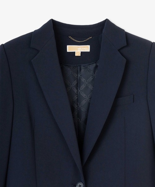 「MICHAEL KORS」 テーラードジャケット 0 ネイビー レディース