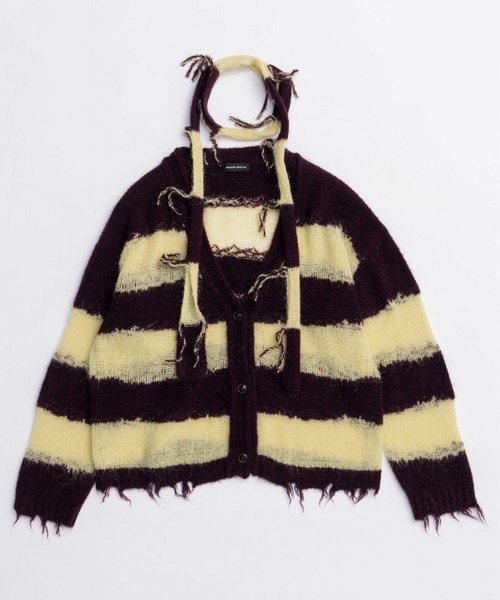 MAISON SPECIAL（メゾンスペシャル） カーディガン Scarf Combination