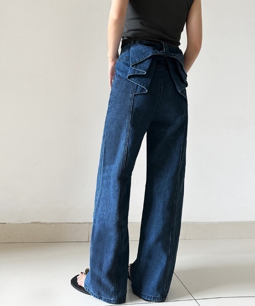 バックリボンデニムパンツ ⚠️本日まで セール】バックリボンデニムパンツ（デニムパンツ）｜RESEXXY