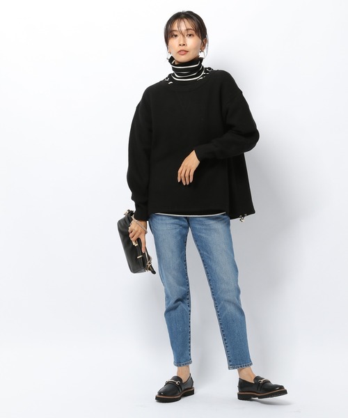 「BARNYARDSTORM」 スウェットカットソー 0 ブラック レディース_画像2