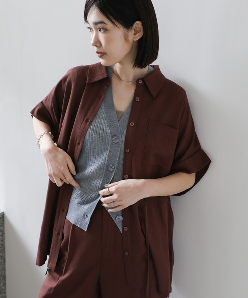 「select MOCA Et」 半袖シャツ FREE ベージュ レディース_画像8