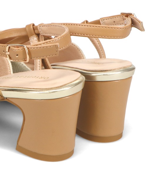 「ORiental TRaffic」 ヒールサンダル L ブラック レディース_画像5