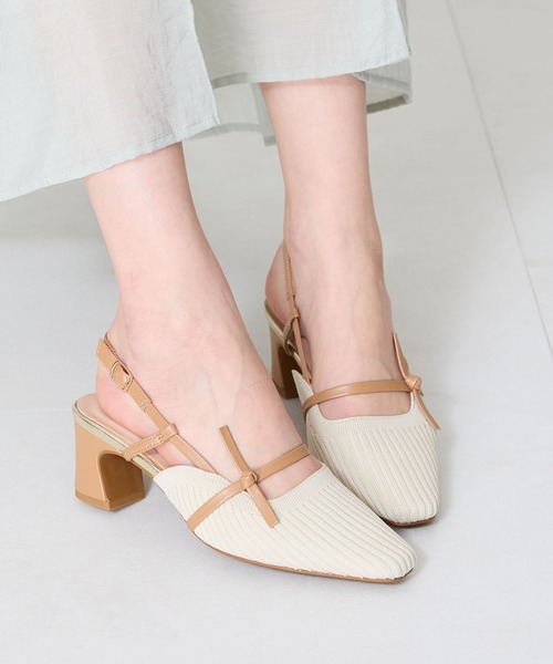 「ORiental TRaffic」 ヒールサンダル L ブラック レディース_画像9