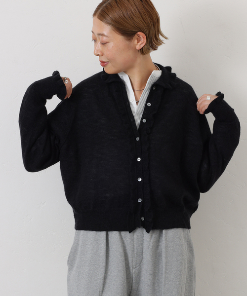 journal standard luxe モヘヤカーディガン JOURNAL STANDARD LUXE（ジャーナルスタンダード ラックス