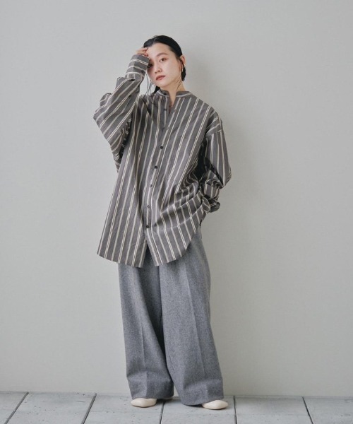 「TODAYFUL」 長袖ブラウス FREE グレー レディース_画像8