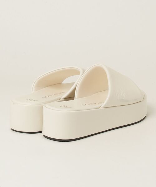 「B:MING by BEAMS」 フラットサンダル 7 ホワイト レディース_画像2