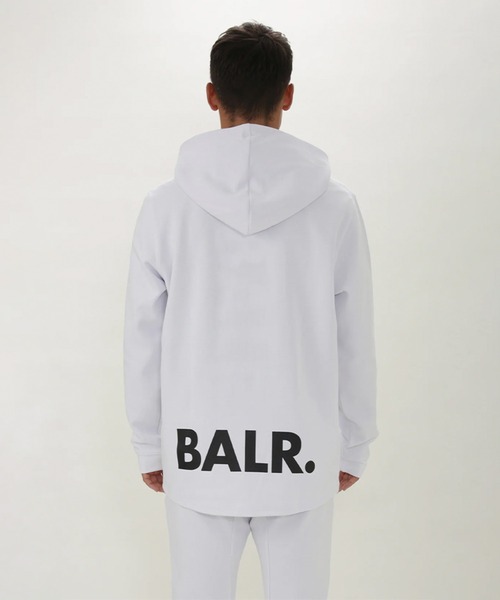 BALR. パーカー　ホワイト　XL BALR.（ボーラー） プルオーバーパーカー LARGE ホワイト メンズ