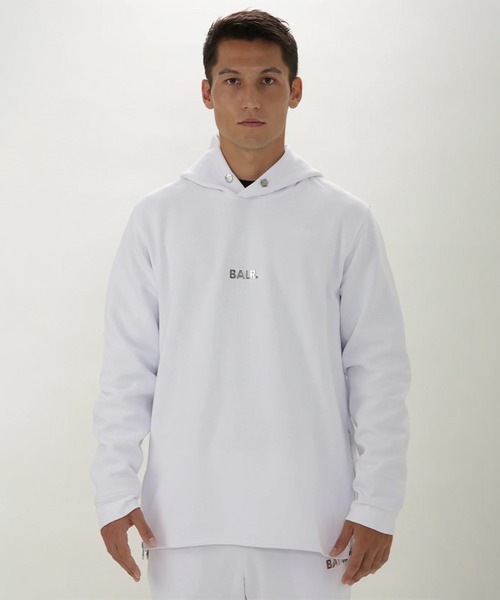 BALR. パーカー　ホワイト　XL BALR.（ボーラー） プルオーバーパーカー LARGE ホワイト メンズ