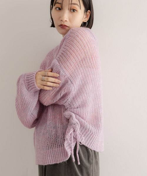 LOWRYS FARM（ローリーズファーム） ニット セーター ドロストモヘアV