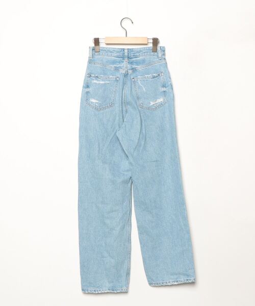 「RED CARD TOKYO」 ダメージ加工デニムパンツ 22 ブルー レディース_画像2