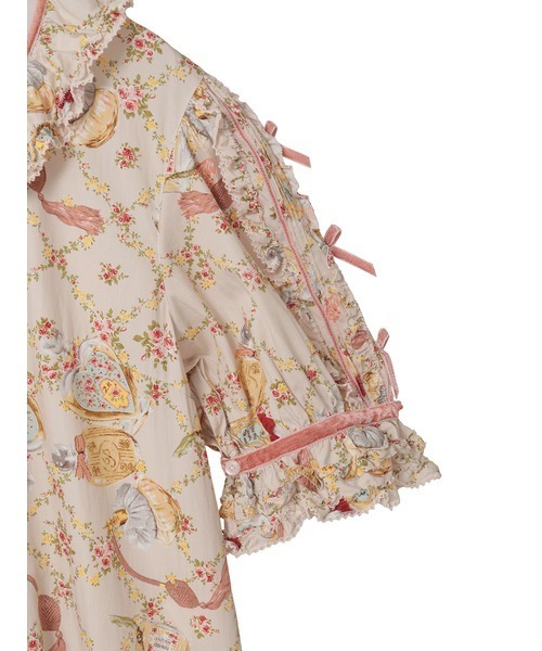 ピンクハウスワンピース PINK HOUSE（ピンクハウス） ワンピース パフュームプリントワンピース