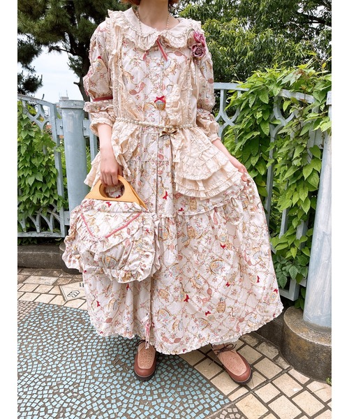 PINK HOUSE（ピンクハウス） ワンピース パフュームプリントワンピース