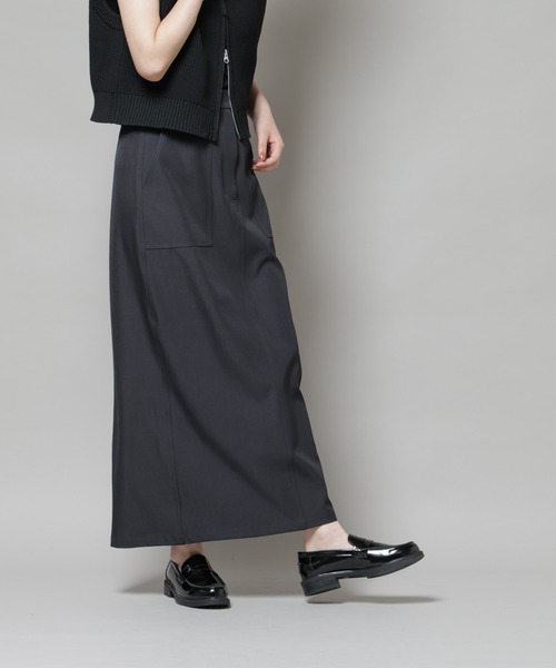 NANO universe（ナノ・ユニバース） スカート ポケットディティール