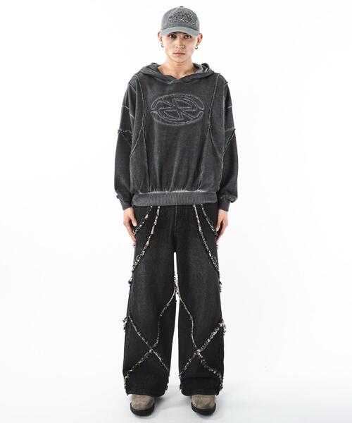 SHORT ROUND パーカー SHORT ROUND/コールドダイスウィッチングプル