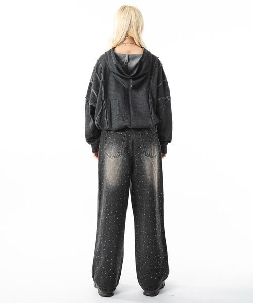 SHORT ROUND パーカー SHORT ROUND/コールドダイスウィッチングプル