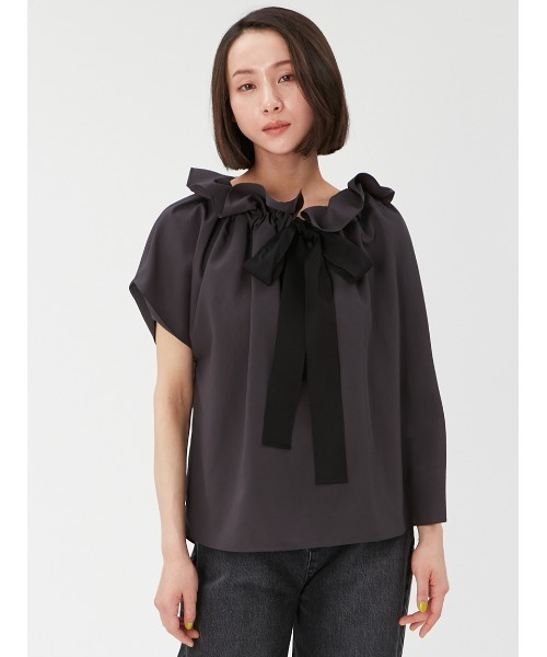 FLAY I.D  半袖ブラウス FRAY I.D（フレイ・アイディー） 半袖ブラウス ONE SIZE ホワイト