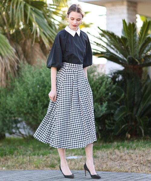 「DRESSTERIOR」 7分袖ブラウス 36 アイボリー レディース_画像10