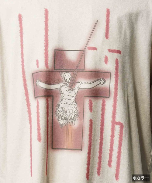 「MAISON SPECIAL」 半袖Tシャツ 0 ピンク メンズ_画像8