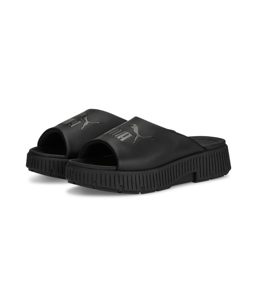 「PUMA」 フラットサンダル 25.0cm ベージュ系その他 レディース_画像6