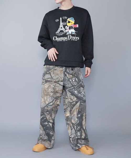 SPINNS（スピンズ） トレーナー スウェット ひげおじさんスウェット