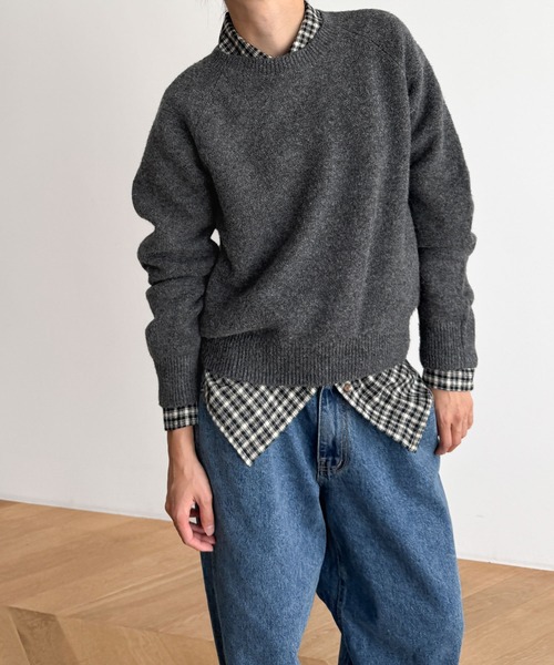 CANAL JEAN（キャナルジーン） ニット セーター El mar ウール混