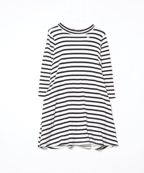 「HONORE」 7分袖ワンピース ONE SIZE ホワイト レディース_画像2