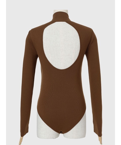 anuans（アニュアンス） ニット セーター バックオープンニットボディ
