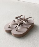 「Teva」 フラットサンダル 24 ブラック...の詳細画像4