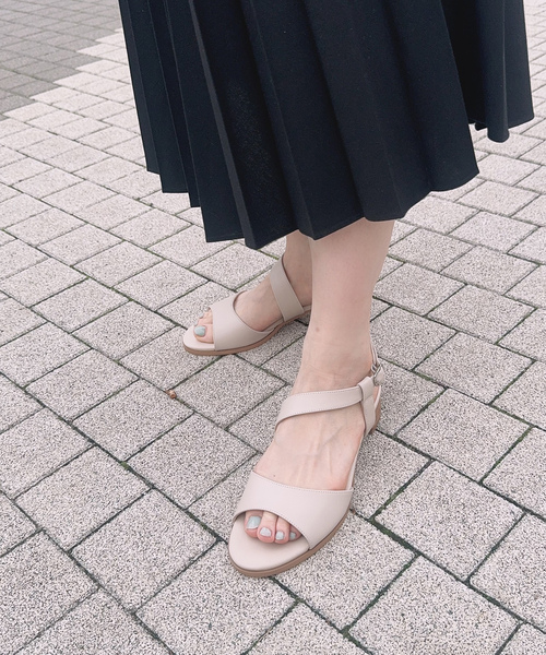 「neue diffusion」 ヒールサンダル 24.5cm アイボリー レディース_画像5
