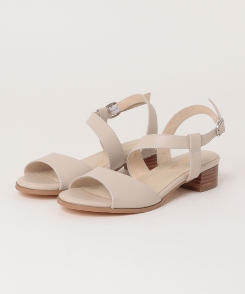 「neue diffusion」 ヒールサンダル 24.5cm アイボリー レディース_画像8