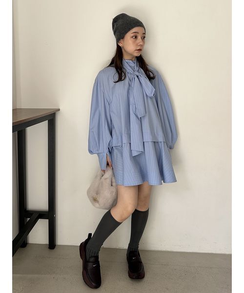 SNIDEL（スナイデル） ブラウス シャツ Sustainableバリエボリューム