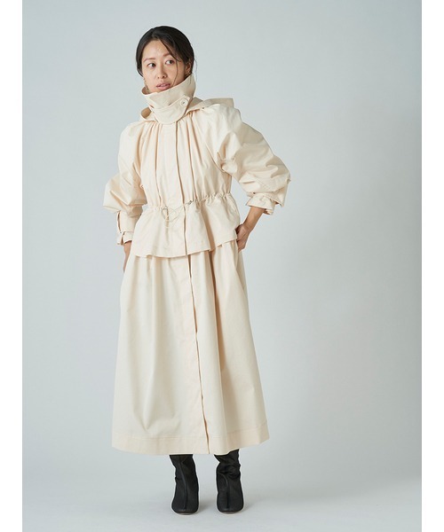CELFORD ホワイト　コート CELFORD（セルフォード） ノーカラーコート 38 アイボリー レディース