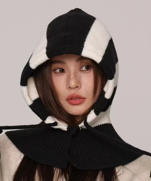 HALEY PESCA マフラー ストール HALEY PESCA/カラフルボーダー