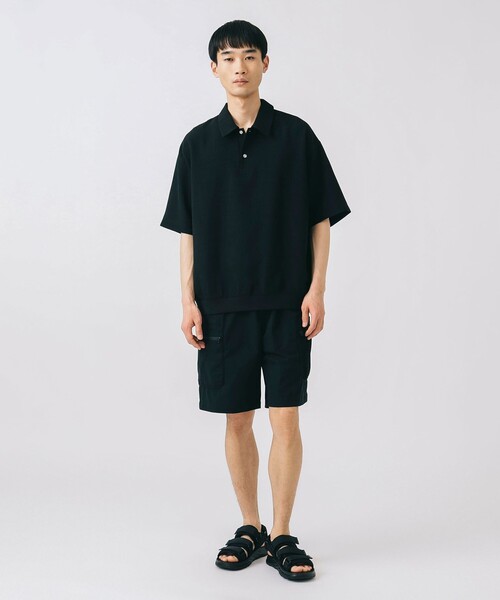 「BEAMS HEART」 半袖ポロシャツ X-LARGE ネイビー メンズ_画像2