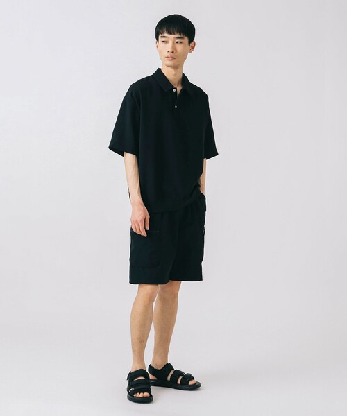 「BEAMS HEART」 半袖ポロシャツ X-LARGE ネイビー メンズ_画像3