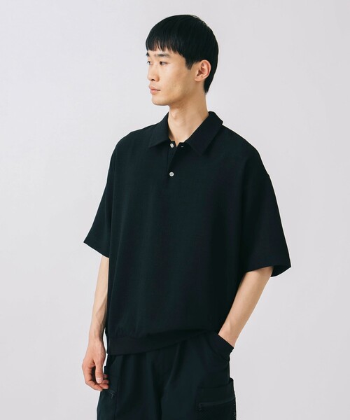 「BEAMS HEART」 半袖ポロシャツ X-LARGE ネイビー メンズ_画像4