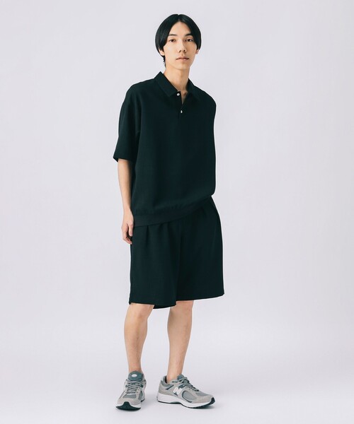 「BEAMS HEART」 半袖ポロシャツ X-LARGE ネイビー メンズ_画像5