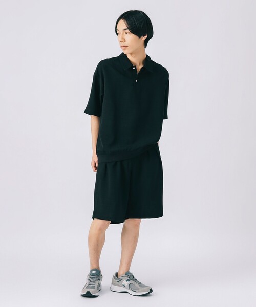 「BEAMS HEART」 半袖ポロシャツ X-LARGE ネイビー メンズ_画像6