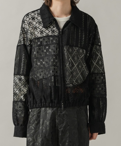 Casper John（キャスパージョン） ブルゾン アウター Patchwork lace