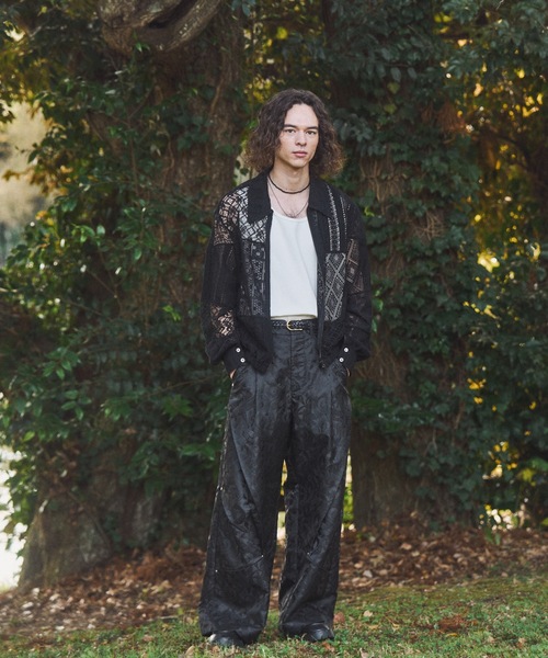 Casper John（キャスパージョン） ブルゾン アウター Patchwork lace