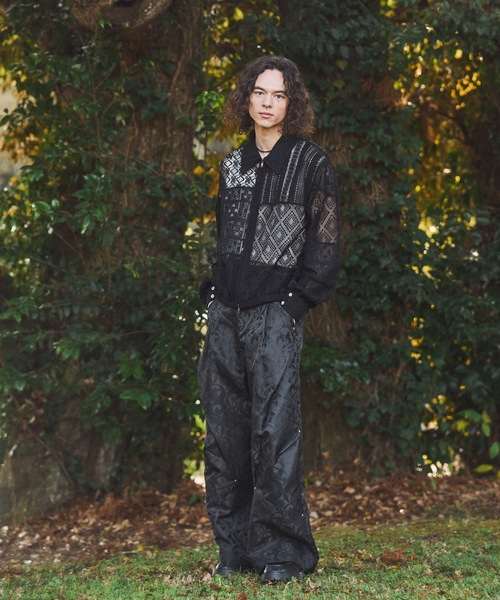 Casper John（キャスパージョン） ブルゾン アウター Patchwork lace