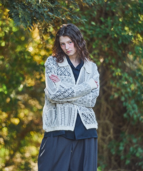 Casper John（キャスパージョン） ブルゾン アウター Patchwork lace