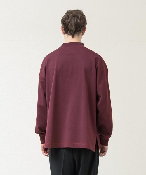 「SLICK」 長袖Tシャツ 2 アイボリー メンズ_画像4