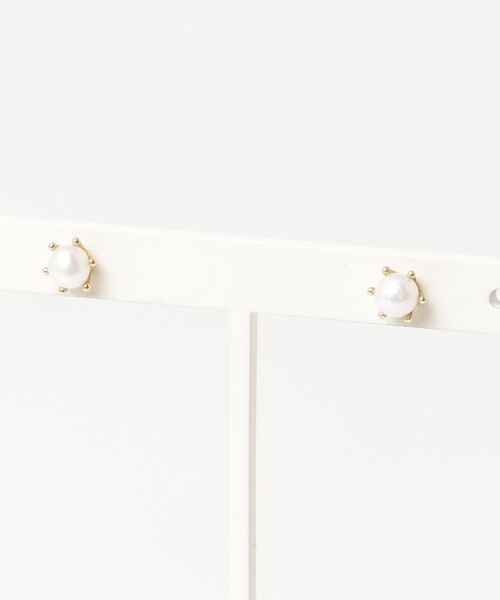 cui-cui（キュイキュイ） ピアス（両耳用） FREE イエローゴールド