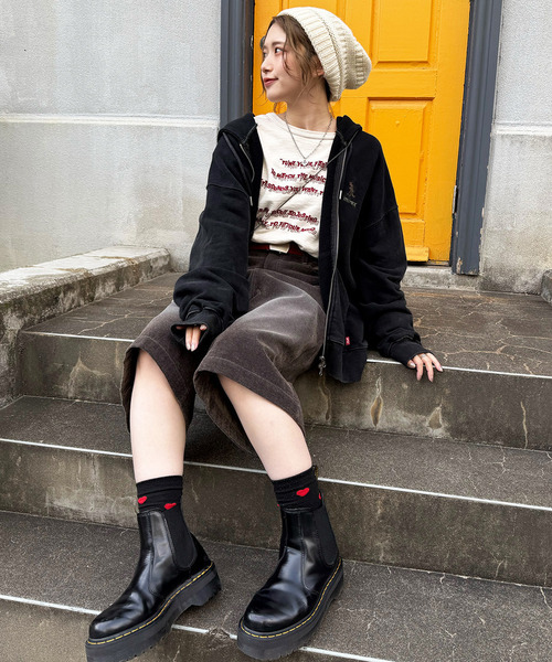 Name. / ボトム/--/--/BLK DOUBLE NAME（ダブルネーム） パンツ フロックツイルバミューダハーフ