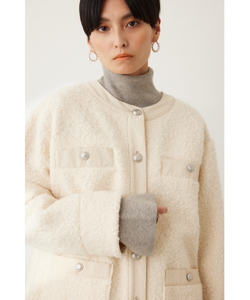 「crie conforto」 ジャケット MEDIUM アイボリー レディース_画像5