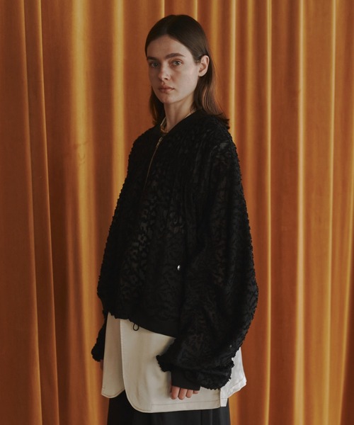 seyto」 ブルゾン 2 ブラック メンズ seyto（セイト）の「Jacquard cut