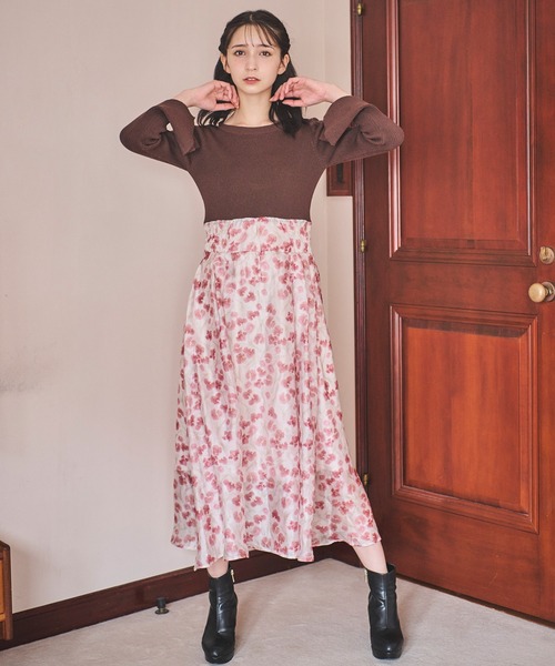 「31 Sons de mode」 ドッキングワンピース 36 ベージュ レディース_画像8